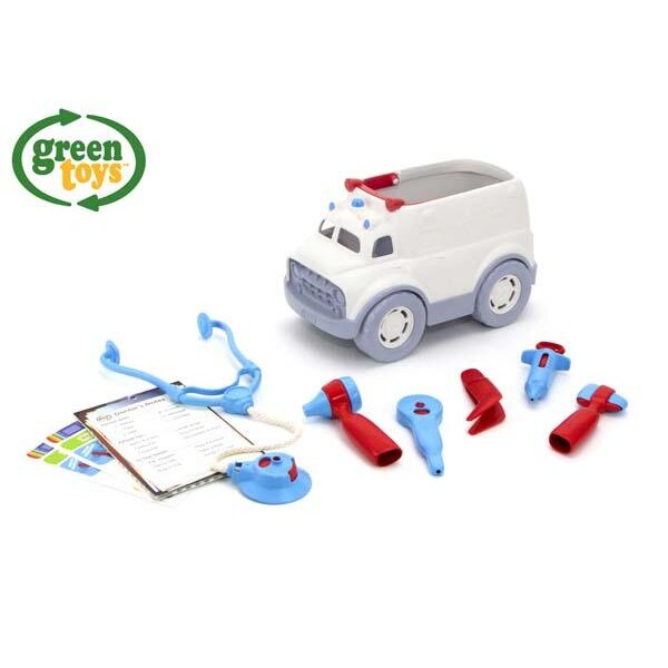 GREEN TOYS Ambulance s lékařskými nástroji